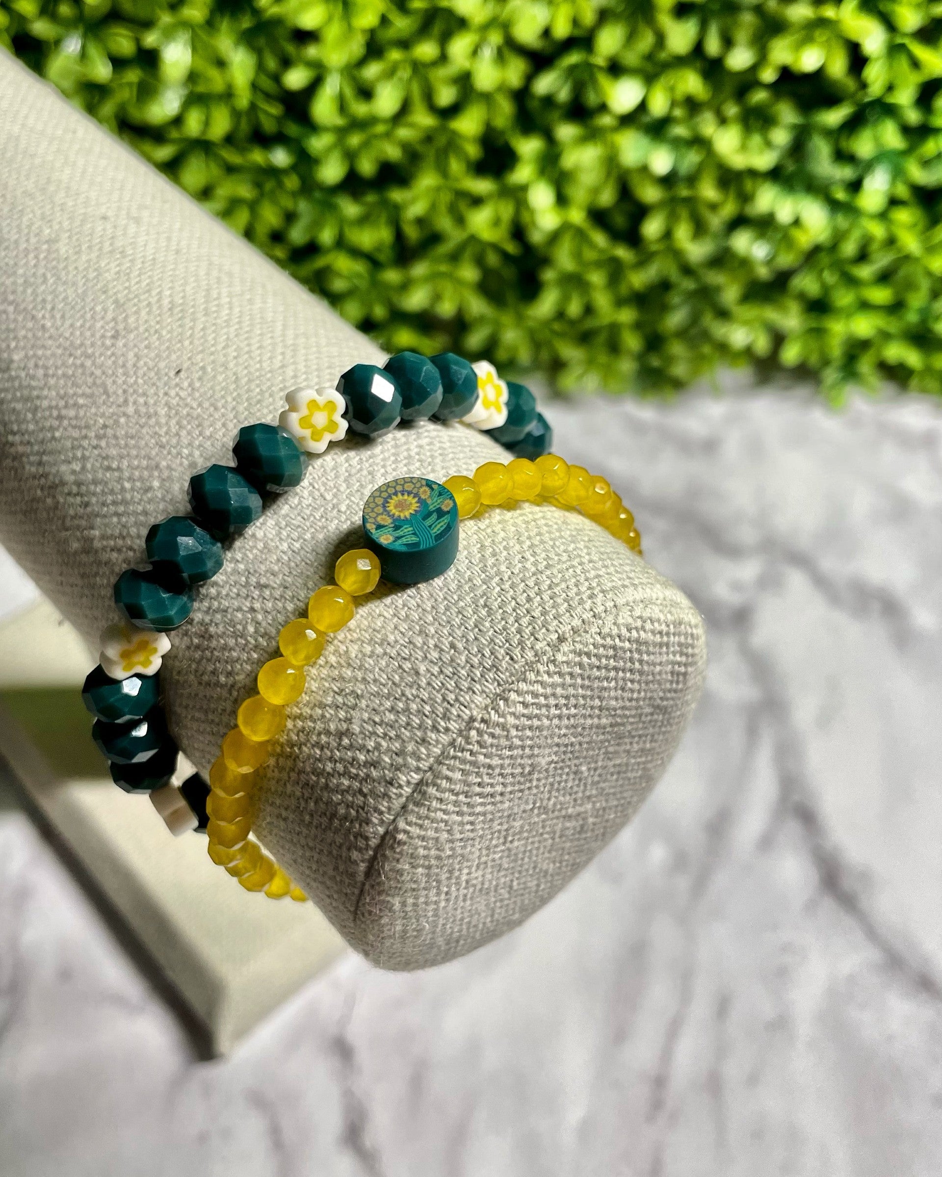 Sunflower Bracelet Set